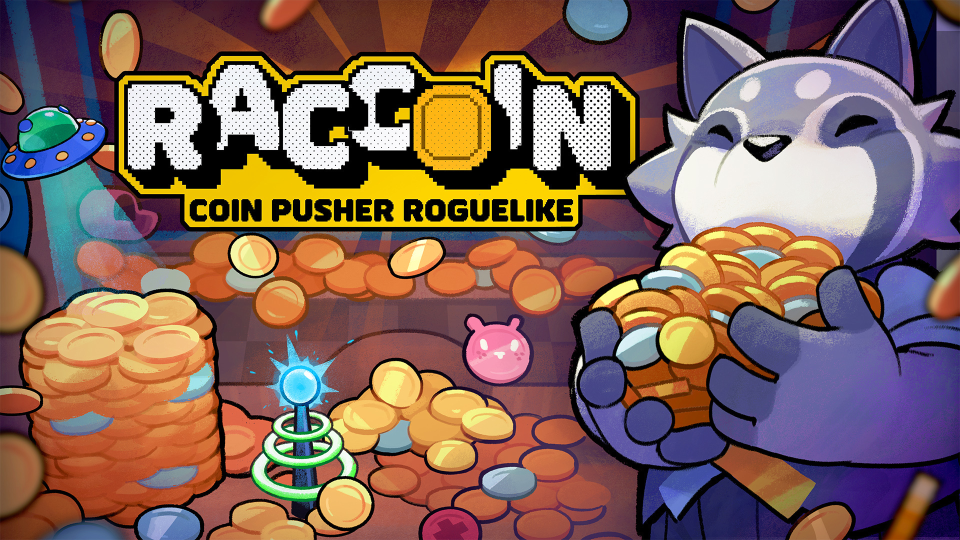 RACCOIN: Coin Pusher Roguelike