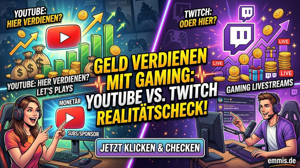 Kann man mit YouTube & Twitch Let’s Plays noch Geld verdienen?